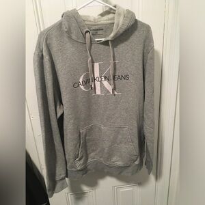 Calvin Klein Jeans Light Gray Men's Hoodie